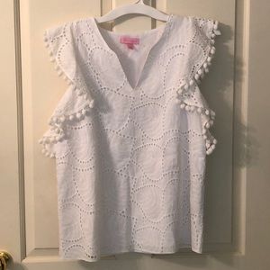 Lilly Pulitzer Astana Eyelet Top